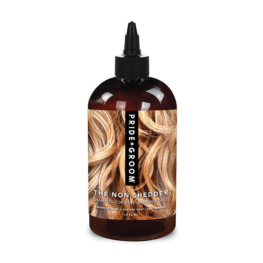 Pride + Groom THE NON SHEDDER Dog Shampoo — Hydrating, Detangling, Hypoallergenic Formula
