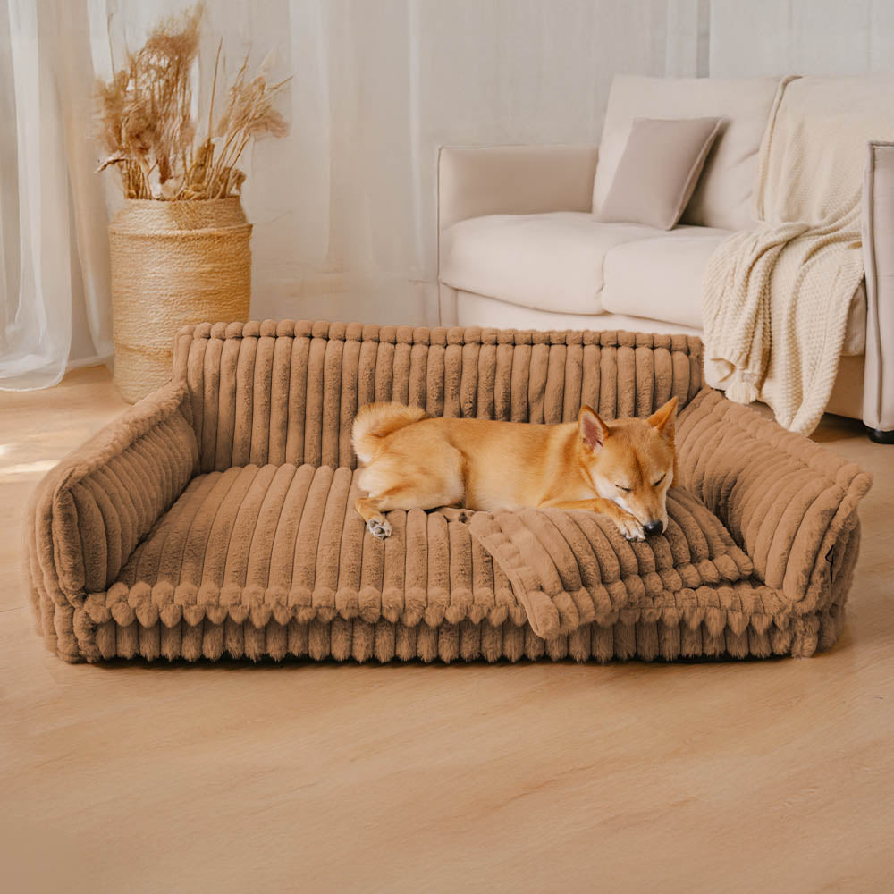 Large Washable Fluffy Orthopedic Soft Dog Pillow Dog Sofa Bed-Snoozy Dream