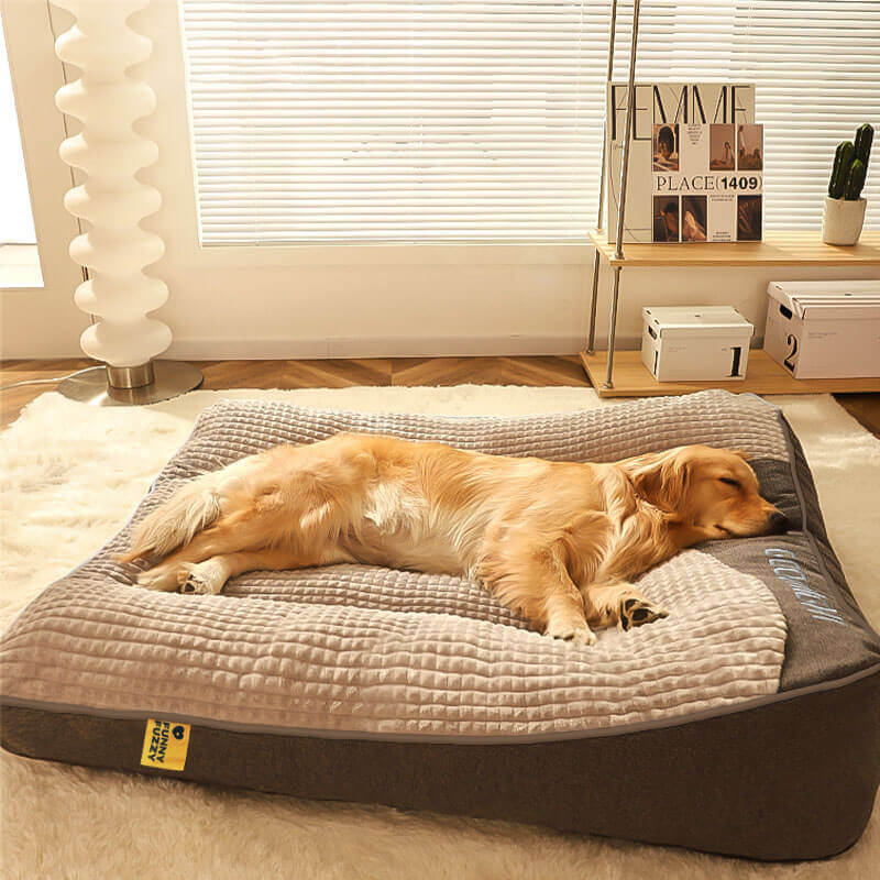 Large Outdoor Scratch-resistant Spine Protection Dog Cushion Bed
