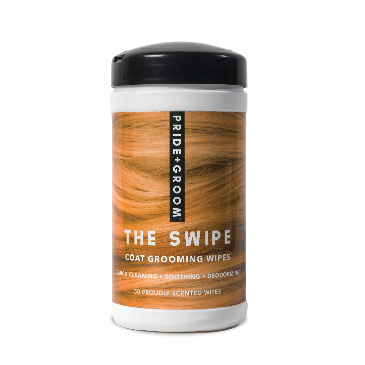 Pride + Groom THE SWIPE Wet Pet Wipes — Alcohol-Free, Hypoallergenic Cleansing Wipes for Dogs & Cats